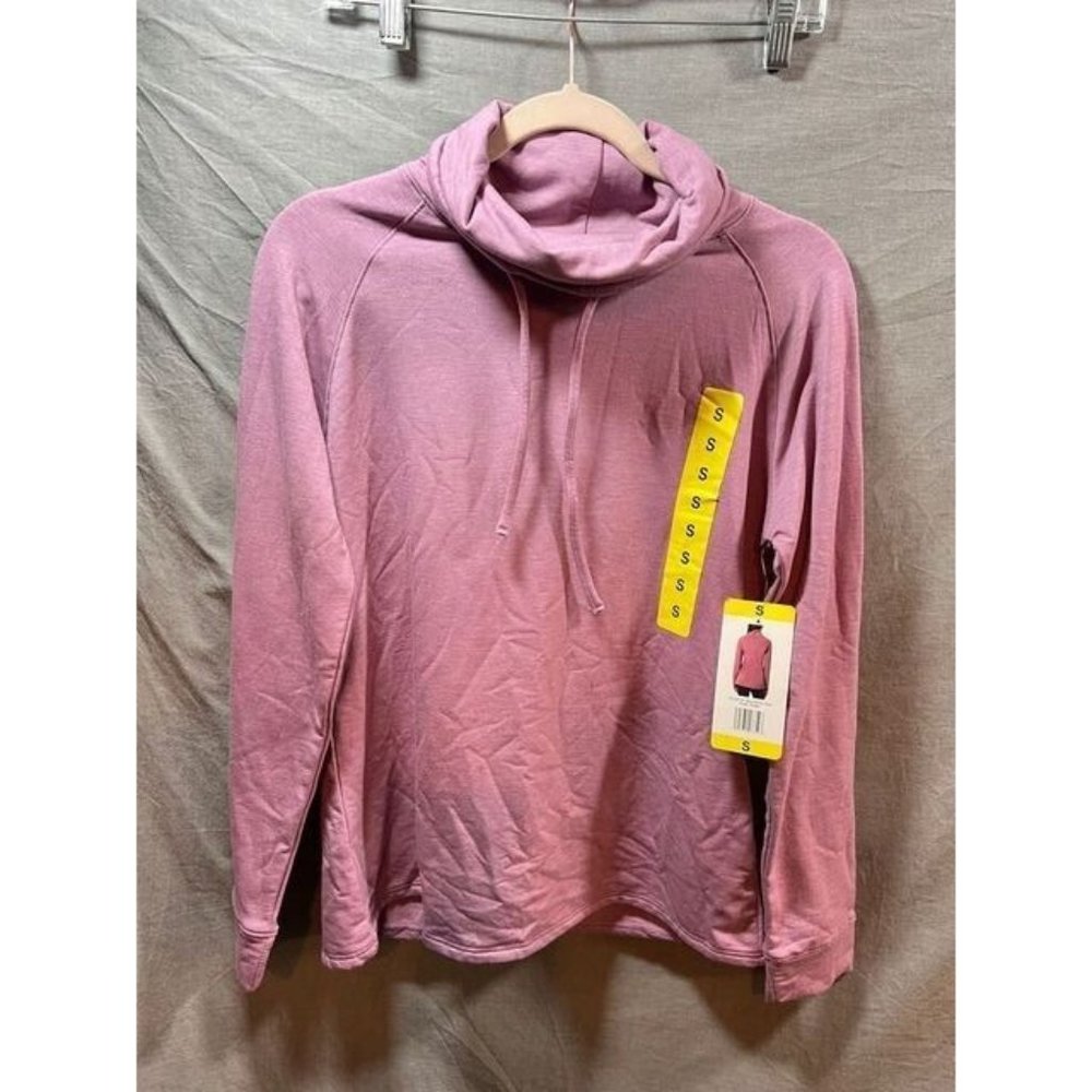 32 Degree HEAT Shirt Womens Small Pink Long Sleeve Pullover Top Ladies